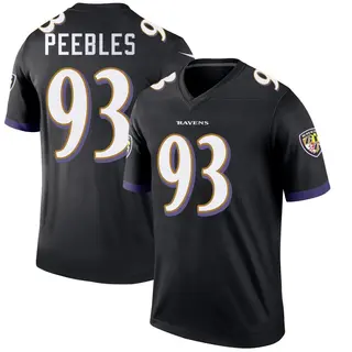 Baltimore Ravens Men's Aeneas Peebles Legend Jersey - Black