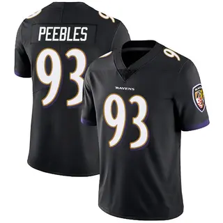 Baltimore Ravens Men's Aeneas Peebles Limited Alternate Vapor Untouchable Jersey - Black
