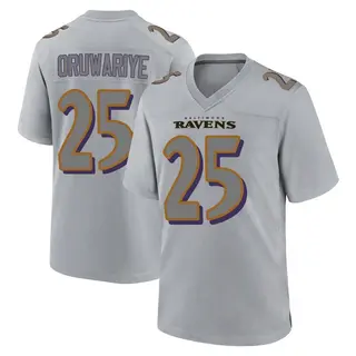 Baltimore Ravens Men's Amani Oruwariye Game Atmosphere Fashion Jersey - Gray