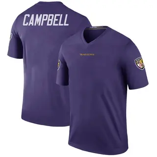 Baltimore Ravens Men's Calais Campbell Legend Color Rush Jersey - Purple