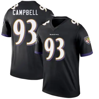Baltimore Ravens Men's Calais Campbell Legend Jersey - Black