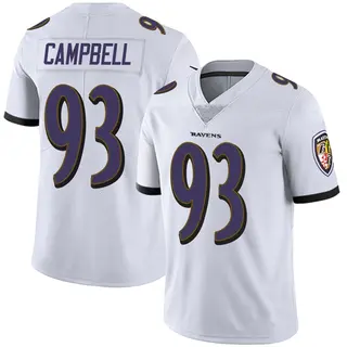 Baltimore Ravens Men's Calais Campbell Limited Vapor Untouchable Jersey - White