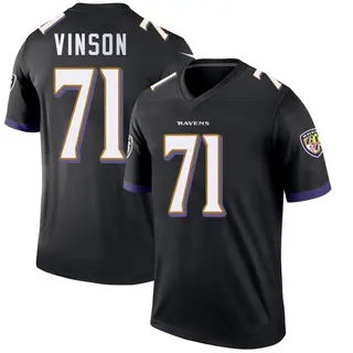 Baltimore Ravens Men's Carson Vinson Legend Jersey - Black