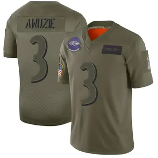 Baltimore Ravens Men's Chidobe Awuzie Limited 2019 Salute to Service Jersey - Camo