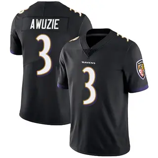 Baltimore Ravens Men's Chidobe Awuzie Limited Alternate Vapor Untouchable Jersey - Black