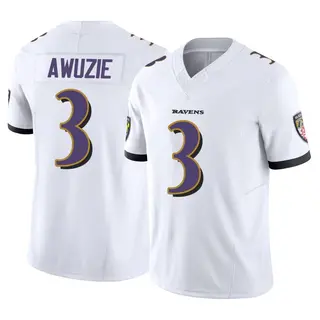 Baltimore Ravens Men's Chidobe Awuzie Limited Vapor F.U.S.E. Jersey - White