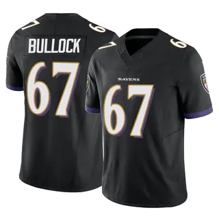 Baltimore Ravens Men's Corey Bullock Limited Vapor F.U.S.E. Jersey - Black