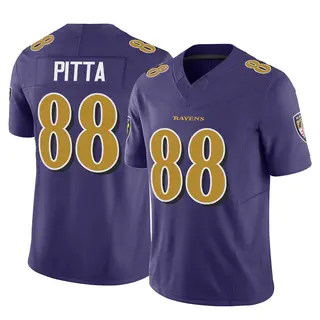Baltimore Ravens Men's Dennis Pitta Limited Vapor F.U.S.E. Jersey - Purple