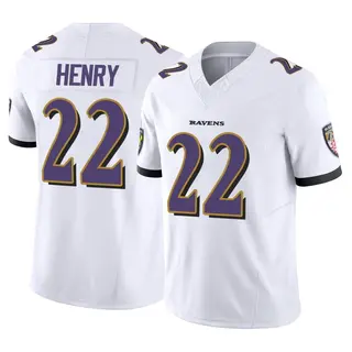 Baltimore Ravens Men's Derrick Henry Limited Vapor F.U.S.E. Jersey - White