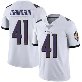 Baltimore Ravens Men's Desmond Igbinosun Limited Vapor Untouchable Jersey - White