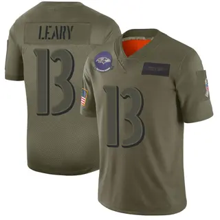 Baltimore Ravens Men's Devin Leary Limited 2019 Salute to Service Jersey - Camo