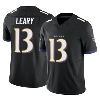 Baltimore Ravens Men's Devin Leary Limited Vapor F.U.S.E. Jersey - Black