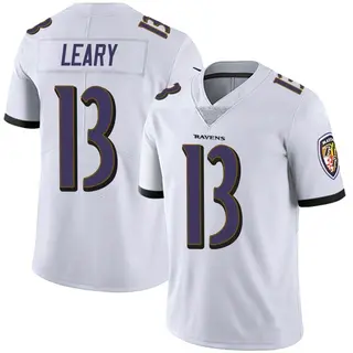 Baltimore Ravens Men's Devin Leary Limited Vapor Untouchable Jersey - White