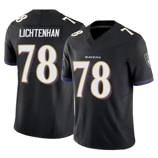 Baltimore Ravens Men's Gerad Lichtenhan Limited Vapor F.U.S.E. Jersey - Black