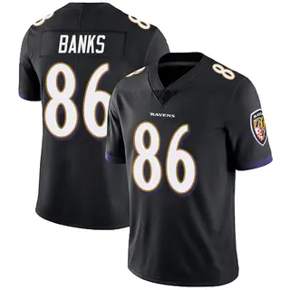 Baltimore Ravens Men's Jahmal Banks Limited Alternate Vapor Untouchable Jersey - Black