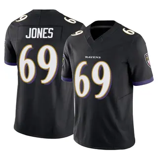 Baltimore Ravens Men's Jayson Jones Limited Vapor F.U.S.E. Jersey - Black