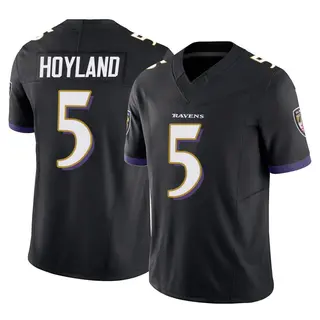 Baltimore Ravens Men's John Hoyland Limited Vapor F.U.S.E. Jersey - Black