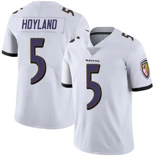 Baltimore Ravens Men's John Hoyland Limited Vapor Untouchable Jersey - White