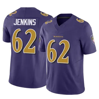 Baltimore Ravens Men's John Jenkins Limited Vapor F.U.S.E. Jersey - Purple