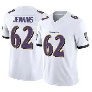 Baltimore Ravens Men's John Jenkins Limited Vapor F.U.S.E. Jersey - White