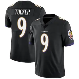Baltimore Ravens Men's Justin Tucker Limited Alternate Vapor Untouchable Jersey - Black