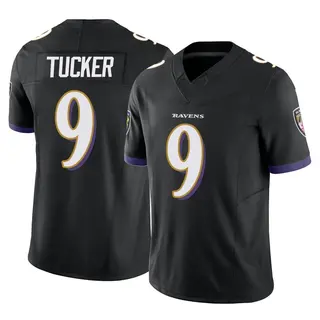 Baltimore Ravens Men's Justin Tucker Limited Vapor F.U.S.E. Jersey - Black