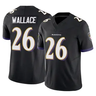 Baltimore Ravens Men's K'Von Wallace Limited Vapor F.U.S.E. Jersey - Black