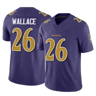 Baltimore Ravens Men's K'Von Wallace Limited Vapor F.U.S.E. Jersey - Purple