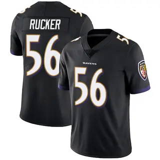 Baltimore Ravens Men's Kaimon Rucker Limited Alternate Vapor Untouchable Jersey - Black
