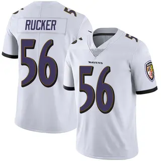 Baltimore Ravens Men's Kaimon Rucker Limited Vapor Untouchable Jersey - White
