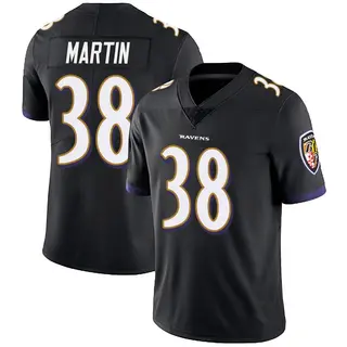 Baltimore Ravens Men's Keyon Martin Limited Alternate Vapor Untouchable Jersey - Black
