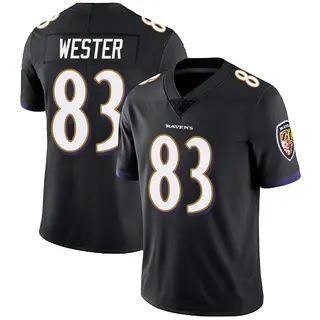 Baltimore Ravens Men's LaJohntay Wester Limited Alternate Vapor Untouchable Jersey - Black
