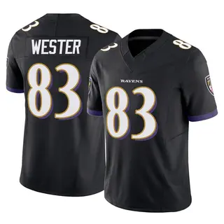 Baltimore Ravens Men's LaJohntay Wester Limited Vapor F.U.S.E. Jersey - Black