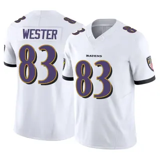 Baltimore Ravens Men's LaJohntay Wester Limited Vapor F.U.S.E. Jersey - White