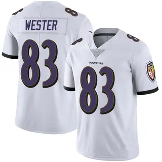 Baltimore Ravens Men's LaJohntay Wester Limited Vapor Untouchable Jersey - White