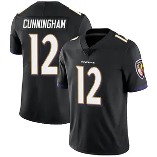 Baltimore Ravens Men's Malik Cunningham Limited Alternate Vapor Untouchable Jersey - Black