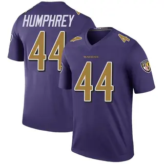 Baltimore Ravens Men's Marlon Humphrey Legend Color Rush Jersey - Purple