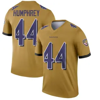 Baltimore Ravens Men's Marlon Humphrey Legend Inverted Jersey - Gold