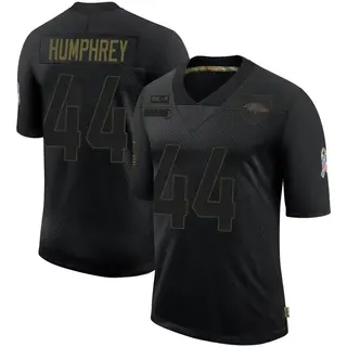 Baltimore Ravens Men's Marlon Humphrey Limited 2020 Salute To Service Jersey - Black