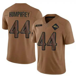 Baltimore Ravens Men's Marlon Humphrey Limited 2023 Salute To Service Jersey - Brown