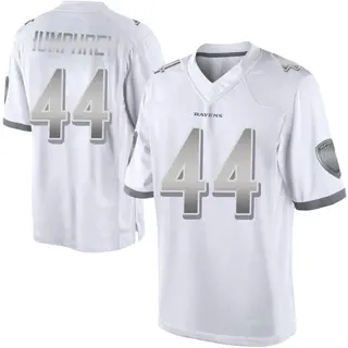 Baltimore Ravens Men's Marlon Humphrey Limited Platinum Jersey - White