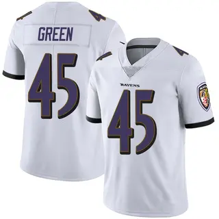 Baltimore Ravens Men's Mike Green Limited Vapor Untouchable Jersey - White