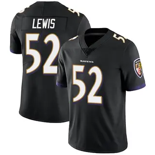 Baltimore Ravens Men's Ray Lewis Limited Alternate Vapor Untouchable Jersey - Black