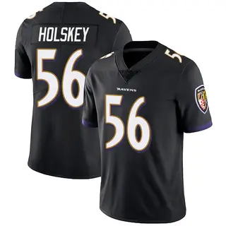 Baltimore Ravens Men's Reid Holskey Limited Alternate Vapor Untouchable Jersey - Black