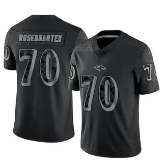 Baltimore Ravens Men's Roger Rosengarten Limited Reflective Jersey - Black
