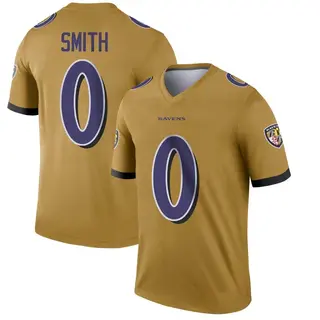 Baltimore Ravens Men's Roquan Smith Legend Inverted Jersey - Gold