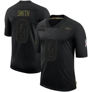 Baltimore Ravens Men's Roquan Smith Limited 2020 Salute To Service Jersey - Black