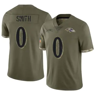 Baltimore Ravens Men's Roquan Smith Limited 2022 Salute To Service Jersey - Olive