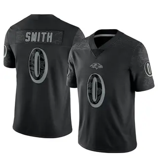 Baltimore Ravens Men's Roquan Smith Limited Reflective Jersey - Black