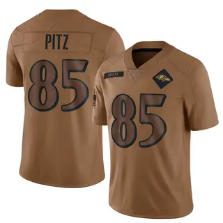 Baltimore Ravens Men's Sam Pitz Limited 2023 Salute To Service Jersey - Brown